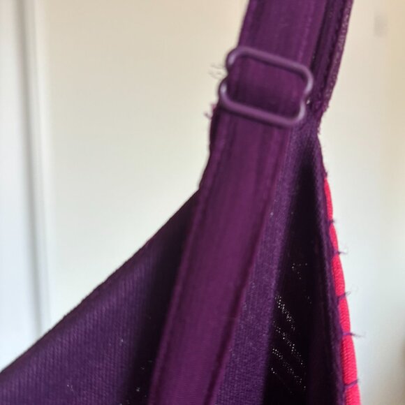 Beautiful Purple Chiffon dress with beaded bust - Picture 5 of 11